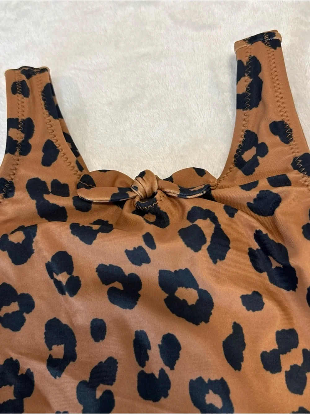 Old Navy 12-18 month one piece swimsuit baby girl cheetah print leopard animal